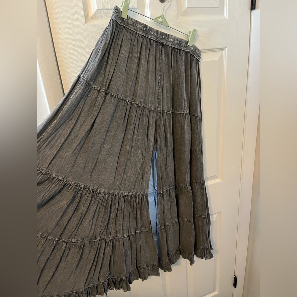 Boho hippie wide leg pants